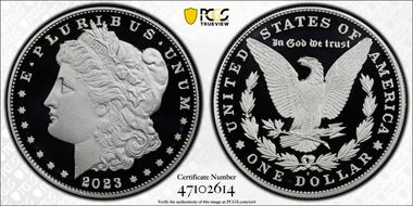 2023-S $1 Morgan Dollar First Strike PR70DCAM