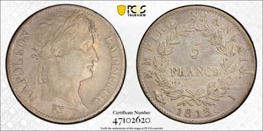 1813-I 5 Fr Gad-584 VF35