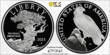 2023-P Medal American Liberty First Strike PR69DCAM