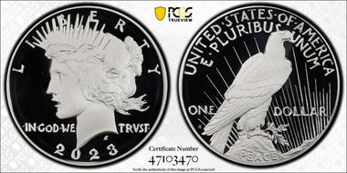 2023-S $1 Peace Dollar First Strike PR69DCAM