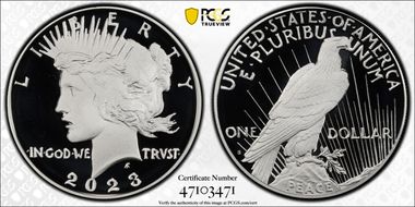 2023-S $1 Peace Dollar First Strike PR69DCAM