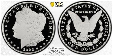 2023-S $1 Morgan Dollar First Strike PR70DCAM