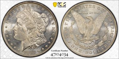 1883 $1 MS63