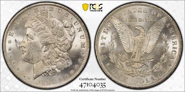 1884-O $1 MS62