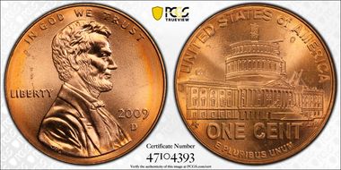 2009-D 1C Lincoln-Presidency MS65RD