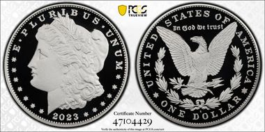 2023-S $1 Morgan Dollar First Strike PR70DCAM
