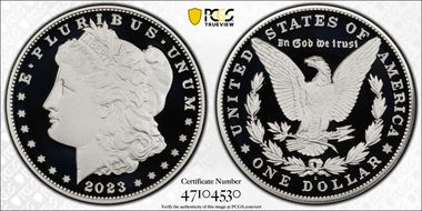 2023-S $1 Morgan Dollar First Strike PR70DCAM