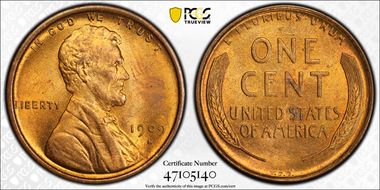 1909-S VDB 1C MS64RD