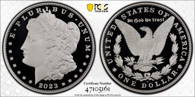 2023-S $1 Morgan Dollar First Strike PR70DCAM