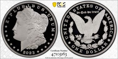 2023-S $1 Morgan Dollar First Strike PR70DCAM