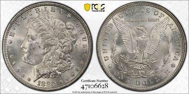 1880 $1 MS62