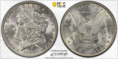 1891 $1 MS62