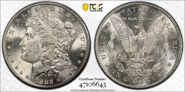1882-S $1 MS63
