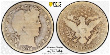 1898-O 50C AG3