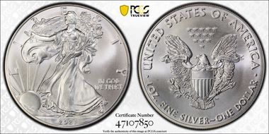 2021 $1 Silver Eagle - Type 1 MS68