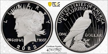 2023-S $1 Peace Dollar PR68DCAM