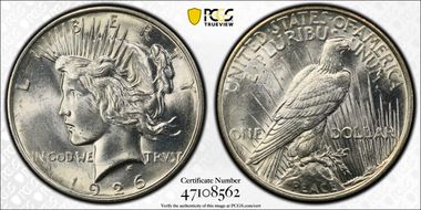 1926-D $1 MS63