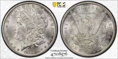 1884-CC $1 MS63
