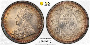 1911(C) Rupee SW-8.11 MS63