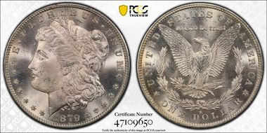 1879-S $1 MS65