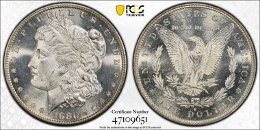 1880-S $1 MS64