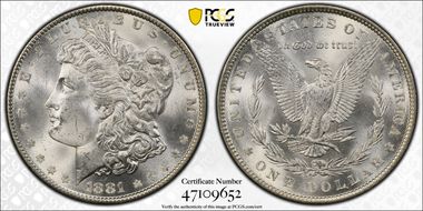 1881 $1 MS64