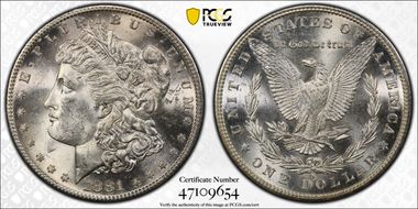 1881-S $1 MS63