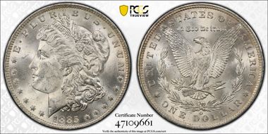 1885-O $1 MS64
