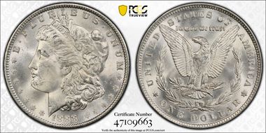 1888 $1 MS65