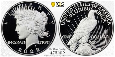 2023-S $1 Peace Dollar First Strike PR69DCAM