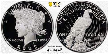 2023-S $1 Peace Dollar PR70DCAM