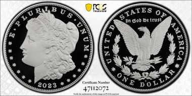 2023-S $1 Morgan Dollar First Strike PR70DCAM