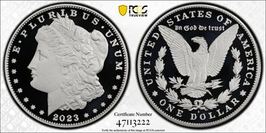 2023-S $1 Morgan Dollar PR70DCAM