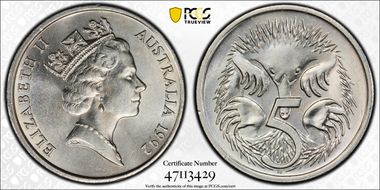 1992 5C Small SD MS62