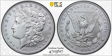 2023 $1 Morgan Dollar MS69