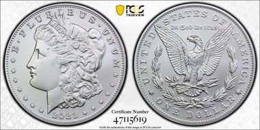 2023 $1 Morgan Dollar MS69