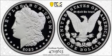 2023-S $1 Morgan Dollar First Strike PR70DCAM