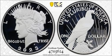 2023-S $1 Peace Dollar PR69DCAM