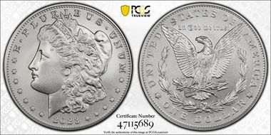 2023 $1 Morgan Dollar MS70