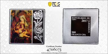 2017-MW 500 Fr Madonna di Corridonia Mary Mother of Mercy PR70DCAM