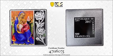 2017-MW 500 Fr Madonna. Tenderness Mary Mother of Mercy PR70DCAM