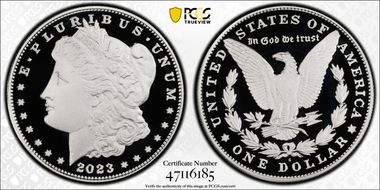 2023-S $1 Morgan Dollar First Strike PR70DCAM