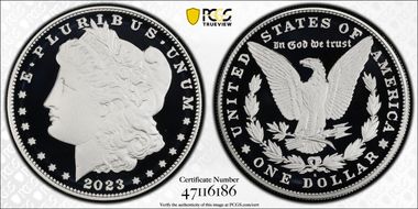 2023-S $1 Morgan Dollar First Strike PR70DCAM