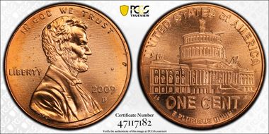 2009-D 1C Lincoln-Presidency MS66RD