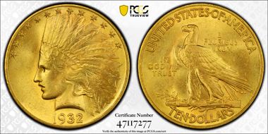 1932 $10 MS65