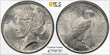 1922 $1 MS61