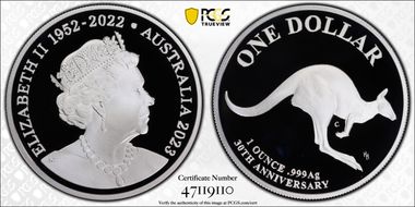 2023-C $1 Mob of Thirty Ag PR69DCAM