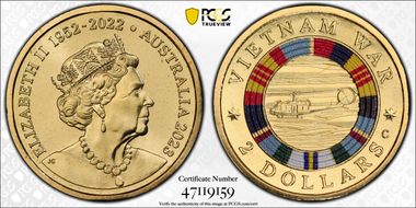 2023-C $2 Vietnam War Colorized MS68