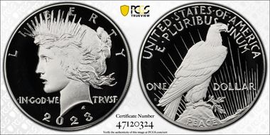 2023-S $1 Peace Dollar First Strike PR69DCAM
