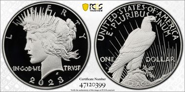 2023-S $1 Peace Dollar PR70DCAM